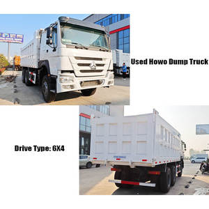 Camion benne d'occasion Sinotruk Howo 380 8x4 RHD 400HP Moteur Weichai Euro 5 Capacité de charge 50t pour la construction - Product Image 3