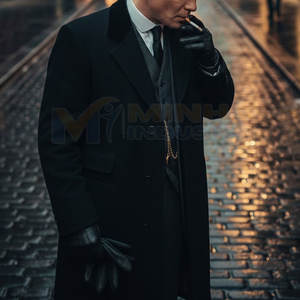 Abrigo Largo Formal de un Solo Pecho para Hombre, Ropa Formal de Alta Calidad, Abrigo Largo para Hombre Hecho en Pakistán - Product Image 6