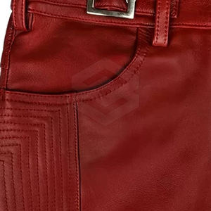 Pantalones de Lona Casuales de Cuero Genuino de Alta Calidad para Hombre, Ligeros, Ajustables, con Cintura Elástica, Resistentes al Viento y de Secado Rápido - Product Image 5