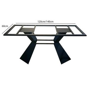Industrial-Style H-Shaped Dining Table Legs <b>Powder</b>-Coated Iron for Kitchen & Hospital Use Acryl & <b>Cast</b> Iron CHBBA010 - Product Image 5