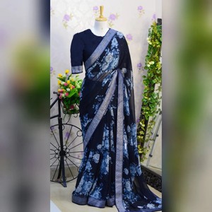 เสื้อสเวตเตอร์ผ้าบางสไตล์อินเดียสุดพิเศษเสื้อเบลาส์พิมพ์ลายปักสวยงามเสื้อผ้าแนวชนเผ่าหรูหราสำหรับงานปาร์ตี้เทรนด์ล่าสุด - Product Image 4