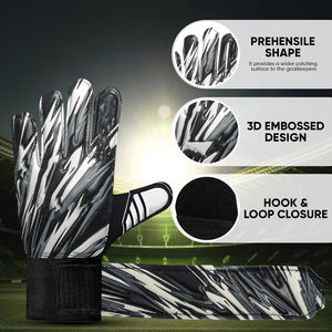 Guantes de Portero de Alta Calidad, Guantes Deportivos Profesionales de Fútbol, Cómodos, con Diseño de Logotipo Personalizado, Protección para los Dedos, de Látex - Product Image 5