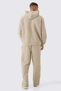 Chándal 100% de algodón para hombre, ropa deportiva de invierno para gimnasio con estampado de logotipo personalizado, patrón sólido de talla grande, disponible a precios económicos - Product Image 2