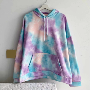 Quick Dry Tie Dye Hooded Sudaderas con capucha de gran tamaño Hombres Nueva llegada de calidad superior Sudaderas con capucha para hombres y mujeres Fleece - Product Image 5
