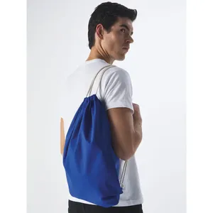 Bolsa Deportiva Personalizable de Algodón con Cordón, para Promociones y Merchandising - Product Image 3