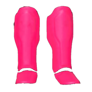 Espinillera personalizada al por mayor de alta calidad PU deportes pierna proteger boxeo espinillera para MMA Taekwondo Muay Shin Guard - Product Image 5