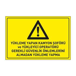 Precausiones de Seguridad para Conductores de Camiones y Operadores de Cargadoras, Material Plástico - Product Image 1
