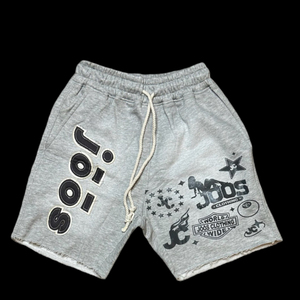 Vente en gros Short de grande qualité pour hommes avec ourlet délavé à l'acide sans broderie de détresse et lettres avec poches croisées OEM vêtements d'été de style vintage - Product Image 6