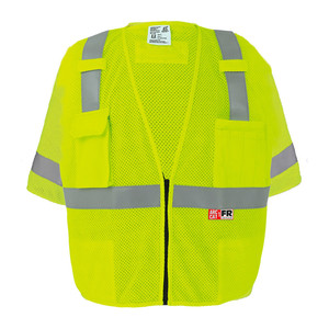 Chaleco de seguridad de alta visibilidad con logotipo personalizado para hombre, ropa de trabajo a buen precio, cinta reflectante de alta visibilidad, hecho informal, poliéster y algodón - Product Image 5