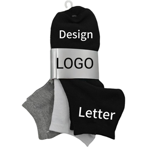 Großhandel 20g Spandex/Polyester Herren Sport-Crew-Socken Einweg-Großpackung Freizeit-Knöchelsocken mit Logo für Sommer Outdoor-Sport - Product Image 6