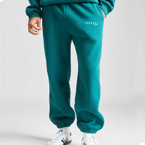 OEM Pantalon de luxe de haute qualité pour hommes en éponge française pantalon de jogging à jambe droite pour hommes pantalon de survêtement taille haute avec logo personnalisé - Product Image 1