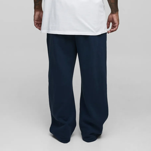 Pantalon de survêtement pour hommes, 2025 coton, lavé, poids lourd, vêtements décontractés, respirant, surdimensionné, nouvel arrivage, 100% - Product Image 4