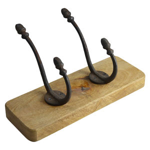 Crochets de décoration murale à motifs floraux, feuille dorée brillante et motif floral, idéal pour accrocher les vêtements, les manteaux, les chapeaux et les clés - Product Image 3