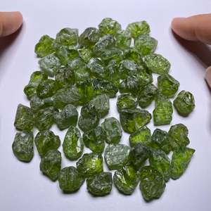 Natural Green <b>Peridot</b> Loose Gemstone 1ct Polished Crystal for <b>Jewelry</b> - Product Image 3