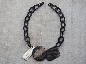 Collier de luxe en corne de buffle fait à la main, bijoux naturels et durables pour femmes, haute qualité - Product Image 5