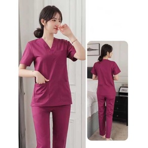 2025 unisexe à la mode hauts médecin uniforme hôpital infirmière gommages costumes - Product Image 2