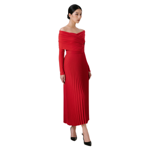 Jupe longue pour femmes de haute qualité prête à expédier jupes pour femmes jupe plissée Elysia vêtements pour femmes de haute qualité fabriqués au Vietnam - Product Image 1