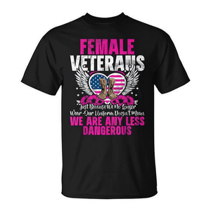 T-Shirt Patriottica per Donne Veterane, Abbigliamento Promozionale di Alta Qualità per il Giorno dei Veterani - Product Image 2