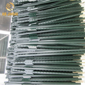 <span class=keywords><strong>T</strong></span> bài kim loại hàng rào bài 5ft 6ft 7ft màu xanh lá cây sơn hoặc nhúng nóng mạ kẽm cho Chuỗi liên kế<span class=keywords><strong>t</strong></span> hàng rào & dây - Product Image 1