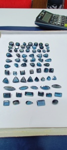 Mehrajudin Gems, Topacio Azul de Londres, Gema Natural Suelta, Mayorista de Jaipur, Ofrece Corte de Diferentes Formas, 4-12 Quilates, Certificado por Terceros - Product Image 6