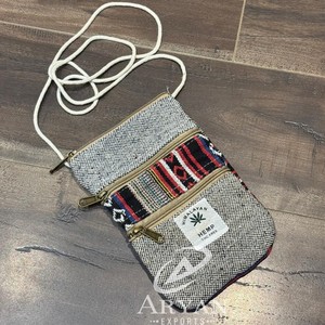 กระเป๋าคาดลำตัวป่านหิมาลายันทำด้วยมือ, 2025มีซิป3ช่องกระเป๋าท่องเที่ยวเป็นมิตรกับสิ่งแวดล้อมสำหรับโทรศัพท์บัตรและเงินสด - Product Image 1