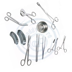 DADDY D PRO Juego de instrumentos básicos de entrega normal 12 piezas Juego de entrega de ginecología Estándar alemán Acero inoxidable CE ISO - Product Image 3