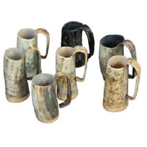 Taza de cuerno para beber Natural hecha a mano de marca ecológica personalizada, taza de café de cerveza de Ángel impermeable para restaurantes caseros - Product Image 4