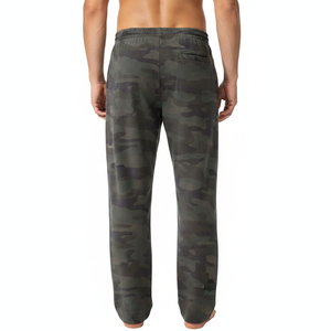 Pantalon de pyjama en coton camouflage pour homme, coupe décontractée, avec cordon de serrage et poches, pantalon de détente pour dormir - Product Image 3