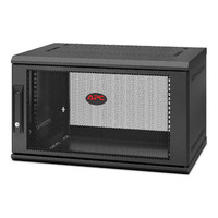 Pour AR106SH4 APC NetShelter 6U, armoire murale en acier thermolaqué pour équipement électronique, avec un seul charnière pour interrupteur