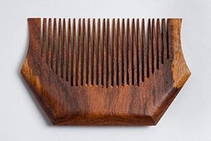 High Quality Customized Logo Beard <b>Wooden</b> Hair <b>Comb</b> for Men Salon and Travel Use <b>Comb</b> - Product Image 3