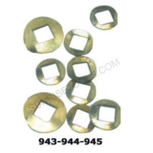 <b>Washers</b> Brass with Round & square Holes <b>Wall</b> Clock Clock Parts - Product Image 1