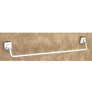 MISHWA-Toallero de acero inoxidable de 18 pulgadas, estante de baño de acero inoxidable, acabado cromado a prueba de herrumbre, ideal para hogares, hoteles y espacios comerciales - Product Image 1