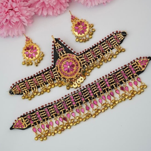 Latest Fashion Customized Multi-Color Afghan Jewelry Sets High Quality Handmade Earrings <b>Headpiece</b> <b>Tikka</b> Fashion Jewelry Women - Product Image 2