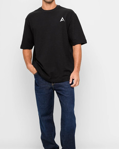 T-shirt confortable en coton doux 100% surdimensionné pour hommes avec logo personnalisé et broderie commandes en gros disponibles - Product Image 5