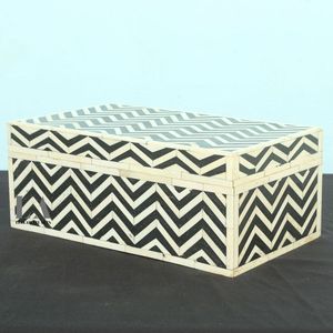 Increíble diseño de incrustaciones de hueso indio hecho a mano resina joyero almacenamiento Premium hecho a medida incrustaciones de hueso joyero - Product Image 2