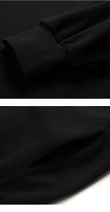 Sudadera con Capucha de Alta Calidad, 400 g/m², Algodón Blanco, Estilo Francés, Cuello Redondo, Talla Grande, para Hombre, ODM, Sudadera de Verano - Product Image 5