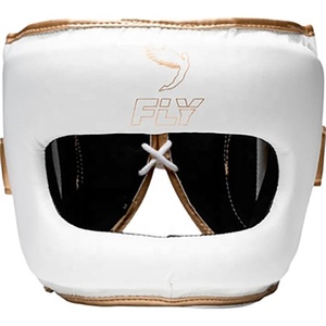 Protège-tête de boxe réglable professionnel en cuir véritable personnalisé pour l'entraînement, protection confortable du visage - Product Image 1