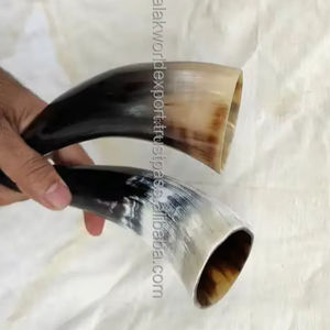 Vente en gros de corne à boire Viking Buffalo avec support Morden pour vin Tequila verre à liqueur de Falak World Export - Product Image 3