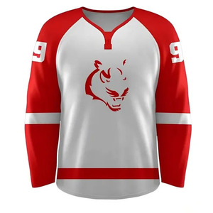 Uniformes sublimés par hockey sur glace de haute qualité de conception faite sur commande de vente chaude avec l'ourlet élastique | Service d'OEM en gros - Product Image 3