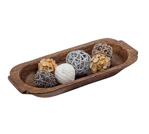 Bol à pâte en bois au design classique de qualité supérieure pour la maison Bol décoratif en bois fait à la main pour la vente en gros d'hôtel. - Product Image 5