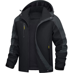 Trending Outdoor Men's Soft Shell <b>Jacket</b> Windbreaker <b>Hooded</b> Fleece Waterproof Men's <b>Hooded</b> Rain Coat Softshell Men's <b>Jackets</b> - Product Image 2