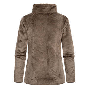 Tendance col montant fermeture éclair polaire vêtements d'hiver veste douce confortable Style urbain veste avec logo personnalisé et broderie - Product Image 2