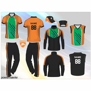 Uniforme de Cricket Powerhawke Hecho en India con Nombre de Equipo Personalizado, Número de Marca, Mejores Diseños de Logotipos Personalizados de Primera Calidad - Product Image 4