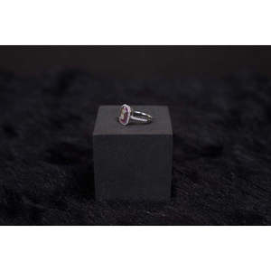 NOVAMART Fine SILVERINGS 925 STERLING ROYAL RUBY <b>SILVER</b> <b>RING</b> 10K Gold Men's Romantic Gemstone Engagement <b>Emerald</b> Cut Diamond Pla - Product Image 2