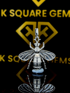 <b>Bee</b> Pendant, Sterling Silver 3D Honey <b>Bee</b> Pendant, Winged <b>Bee</b> <b>Gift</b>, Insect Pendant, <b>Gift</b> for Women, <b>Bee</b> Jewelry, Dainty Pendant - Product Image 5