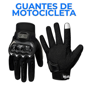 Guantes Deportivos para Motociclismo, Protección Anticaídas para Invierno y Verano, con Acceso a Pantalla Táctil, Hechos de Cuero y Poliéster - Product Image 3