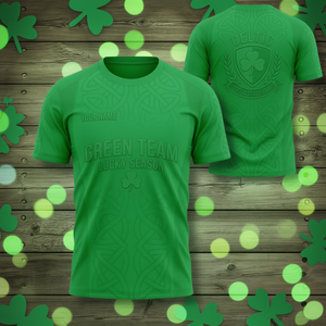 T-Shirt Unisex Personalizzata per San Patrizio, Club dei Scherzi, Grafica Leprechaun, Divertente Quadrifoglio Irlandese Verde, Personalizzabile Promozionale - Product Image 3