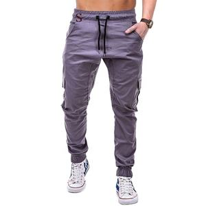 Personalizado para hombres Estilo de lujo Cordón Hombre Pantalones 2025 Nuevo diseño Hombres Cargo Pantalones Pantalón de algodón - Product Image 2