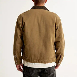 Veste en toile légère sur mesure pour hommes Design tendance de haute qualité pour l'hiver 100% coton - Product Image 4