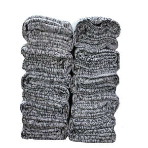 Handmade Traditional Grey <b>Kantha</b> Quilt Double Cotton Indian Bedspread Embroidered Floral <b>Throw</b> Blanket 5 Pc Lot Home Decoration - Product Image 1